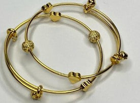 Gilded Love Bracelets